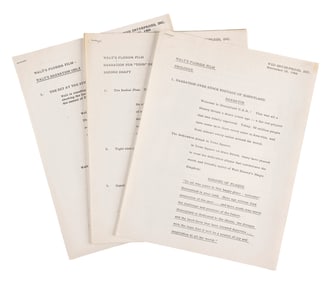 The Full Script for Walt Disney's E.P.C.O.T. Film.