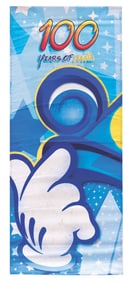 A Walt Disney World “100 Years of Magic" Banner.