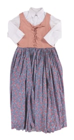 A Liberty Square Female Cast Member Costume.