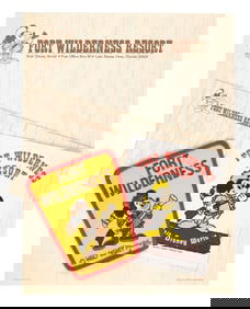 Fort Wilderness Resort Stationery, Sticker, and Patch.