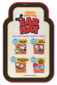 A Create Your Own Ear Hat Sign.