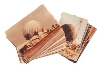 An EPCOT Center Construction Photo Collection.