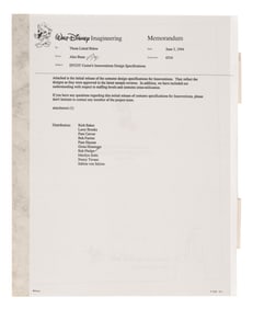 An Epcot Center Innoventions Costume Design Book.