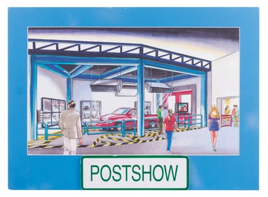 A Test Track Post Show Concept.