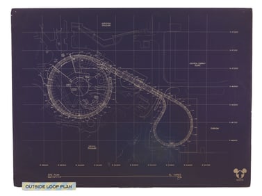 A Test Track Outside Loop Site Preview Print.