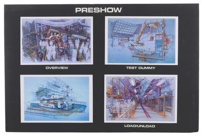 Test Track Preshow Concept Prints.