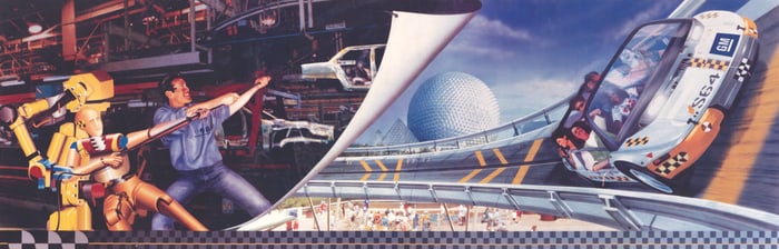 A Test Track Teaser Mural Print