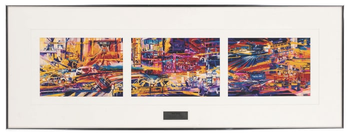 A GM Pavilion Test Track Mural Print Set.