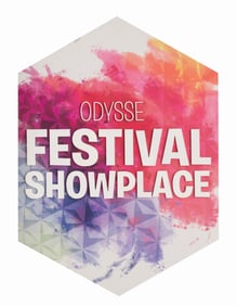 An Epcot Odyssey Festival Showplace Sign.