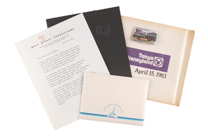 A Tokyo Disneyland Grand Opening Employee Packet.
