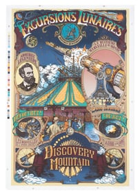 A Never Released Discovery Mountain Poster.
