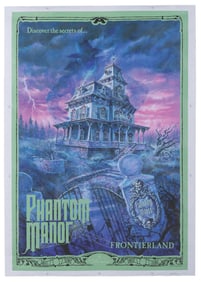 A Euro Disneyland Phantom Manor Poster.