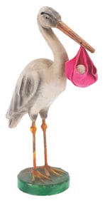 A Castle Hall Cigars Stork Display Figure.