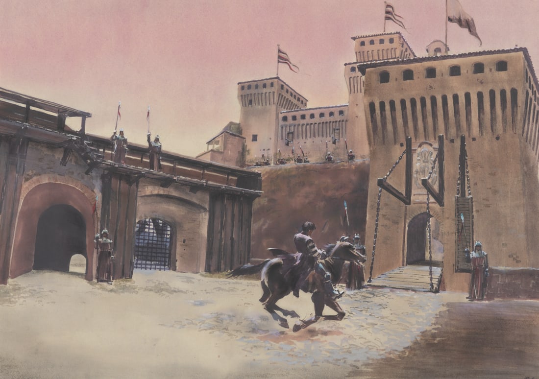 A "Ladyhawke" Original Concept Painting. (1 of 2)