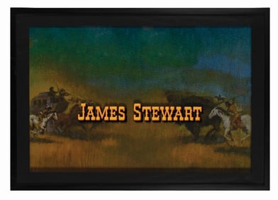 A James Stewart "How the West Was Won" Title Credit.