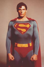 A "Superman" Christopher Reeve Production Photo.