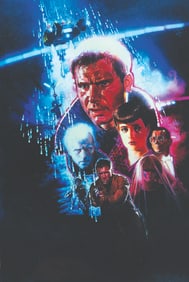 A Rare Drew Struzan "Blade Runner" Poster Transparency.