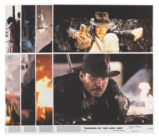 A Set of "Raiders of the Lost Ark" Lobby Cards.
