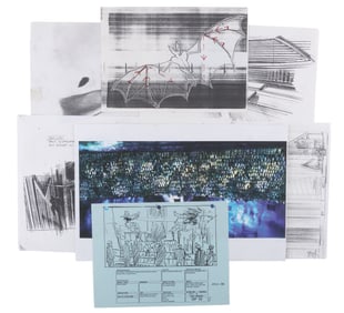 A Collection of "Batman Returns" Production Art.
