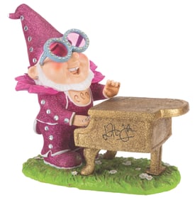 An Elton John "Sherlock Gnomes" Statue.