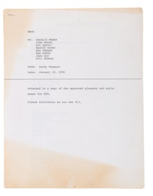 A Star Wars "The Empire Strikes Back" Movie Glossary.