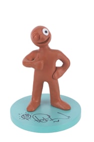 An Aardman Animations Morph Figure Signed by Peter Lord.
