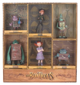 A Set of "Boxtrolls" Promotional Figurines.