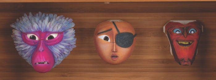 "Kubo and the Two Strings" Crew Gift Puppet Heads.