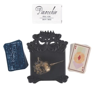 A Pair of Guillermo Del Toro’s "Pinocchio" Crew Gifts.