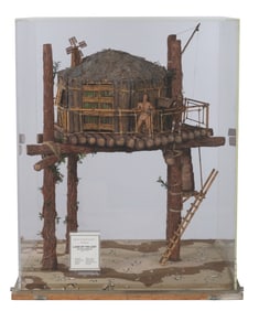 A "Land of the Lost" Tree House Miniature Set.