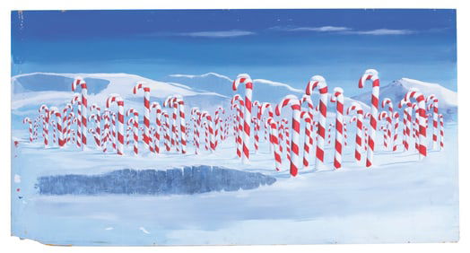 A Harrison Ellenshaw "Elf" Original Background Painting.