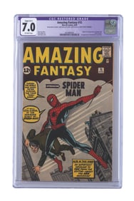 Amazing Fantasy #15 - The First Appearance of Spider-Man.