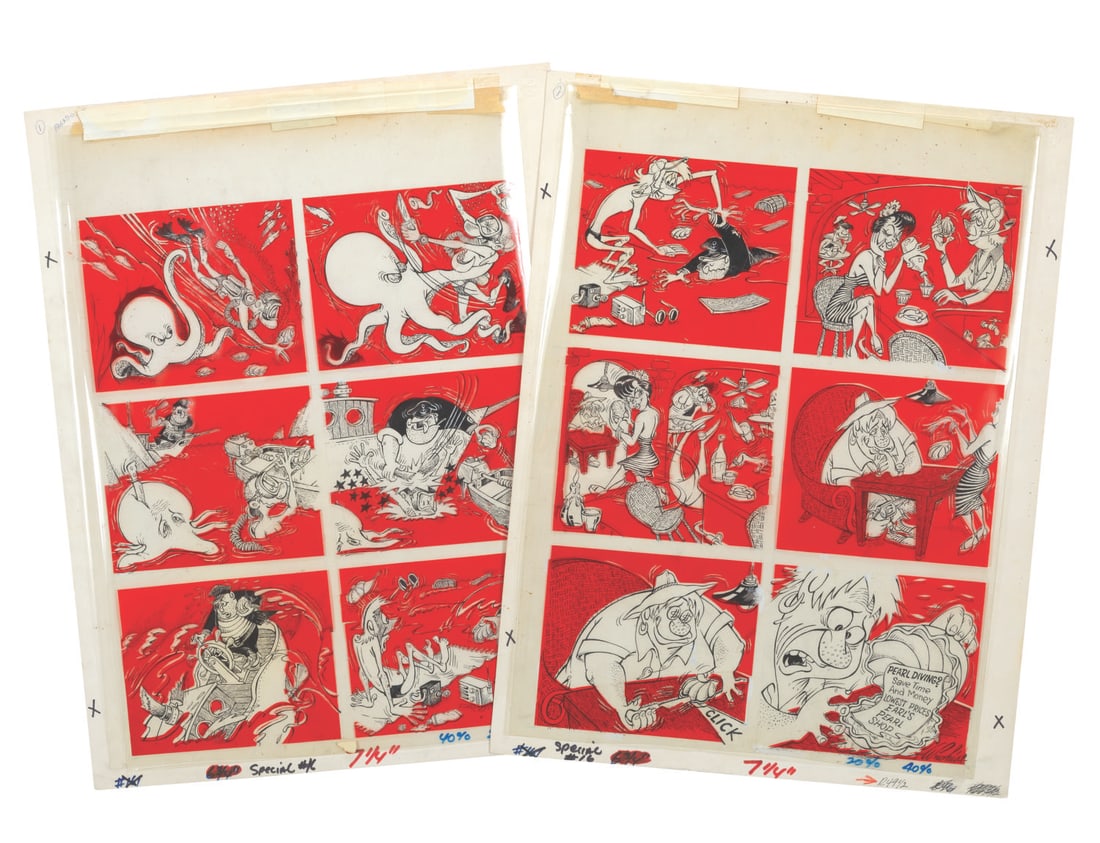 Antonio Prohias Original MAD Magazine Comic Art. (1 of 3)