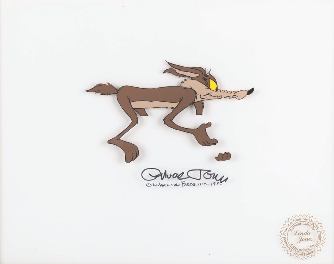 A Chuck Jones Signed "Soup or Sonic" Original Production Cel. (1 of 2)