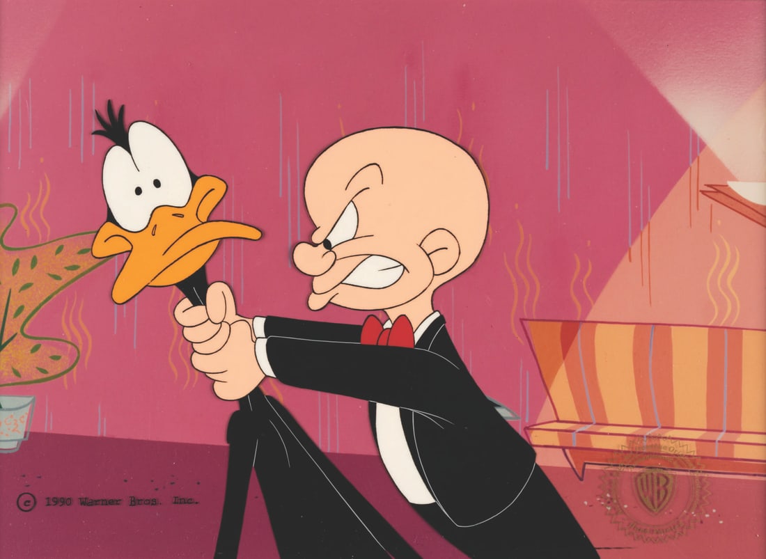 A "Box-Office Bunny" Original Production Cel. (1 of 2)