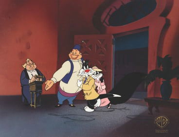 A "Carrotblanca" Original Production Cel.