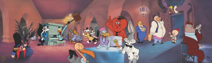A "Carrotblanca" Limited Edition Panoramic Cel.