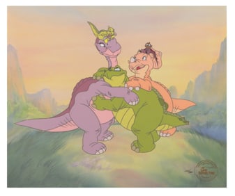 A Limited Edition "The Land Before Time" Cel.