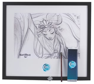 A Glen Keane Signed "Over the Moon" Print.