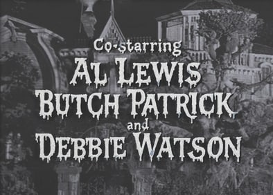 The Original "Munster, Go Home!" Al Lewis and Butch Patrick Opening Credits Art.