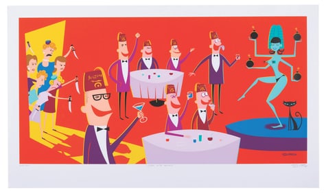 A SHAG Signed "Wives with Knives" Print.
