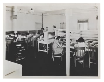 A Disney Studio Ink and Paint Department Photo.