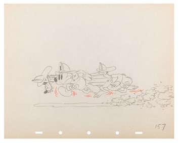 A "Mickey's Fire Brigade" Production Drawing.