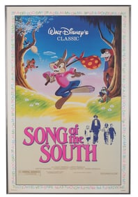 A "Song of the South" Re-Release One-Sheet Poster.