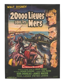 A "20,000 Leagues Under the Sea" Large French Poster.