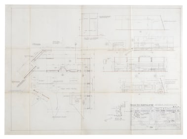 An "Our Friend the Atom" Set Design Schematic.