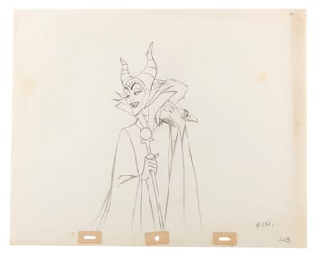 A Marc Davis "Sleeping Beauty" Original Production Drawing.