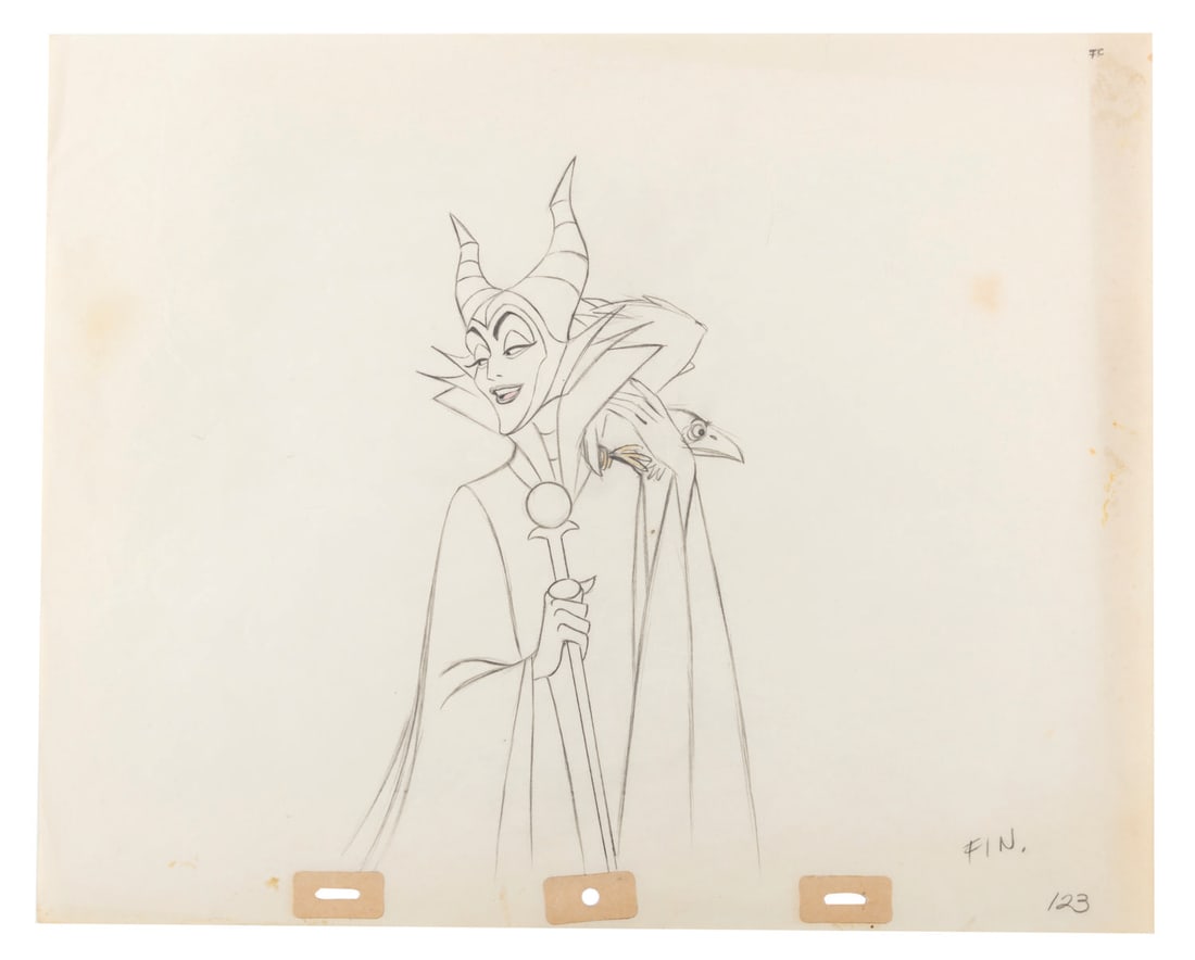 A Marc Davis "Sleeping Beauty" Original Production Drawing. (1 of 1)