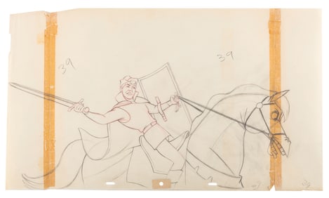 A "Sleeping Beauty" Original Production Drawing.