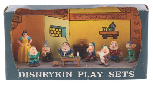 A Marx "Snow White" Disneykins Play Set.